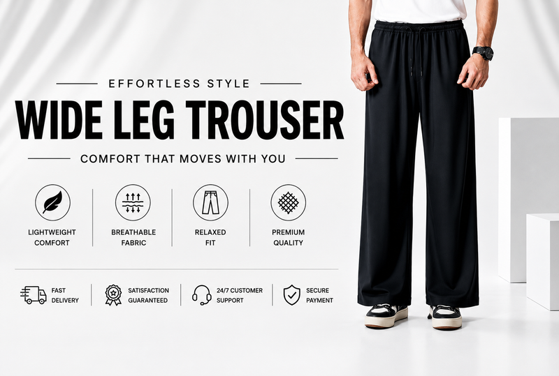 Wide Leg Trouser: Everyday Comfort & Style