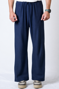 Baggy Fit Trouser – Cotton Terry (Navy Blue)